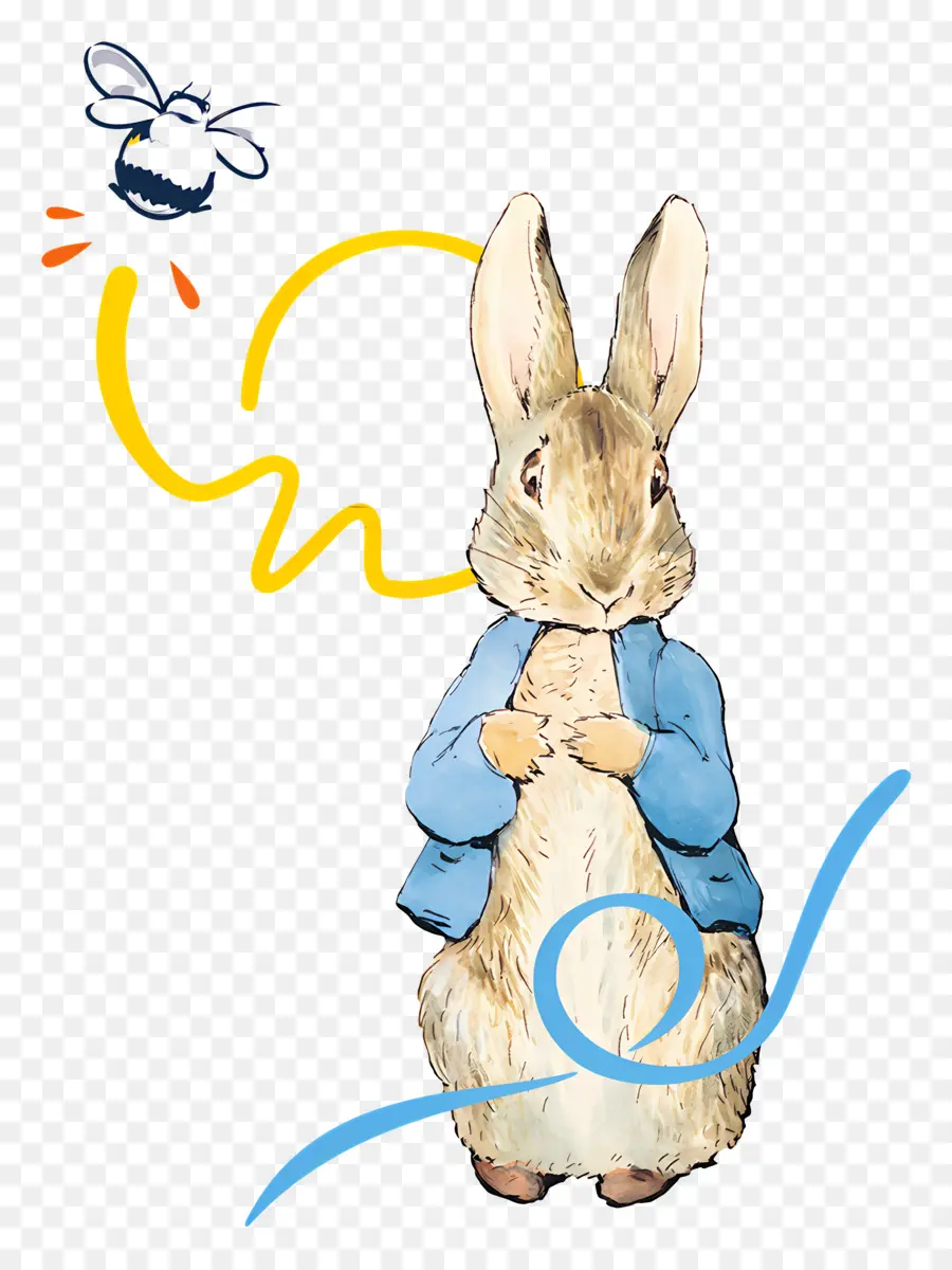 Peter Rabbit，กระต่ายกับผึ้ง PNG