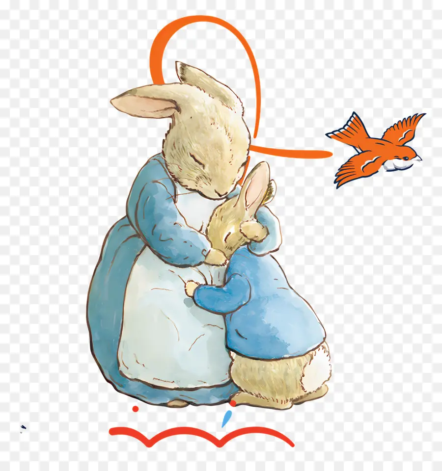 Peter Rabbit，กระต่ายกอด PNG