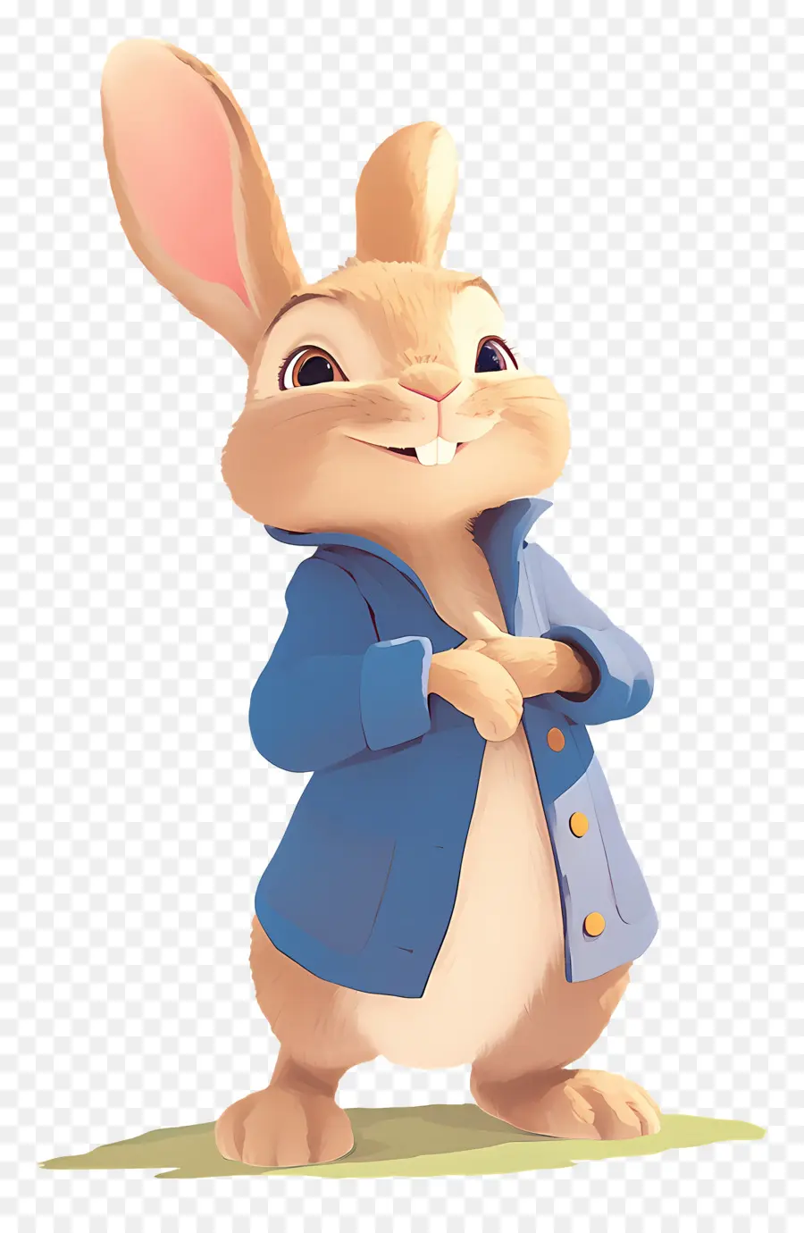 Peter Rabbit，กระต่ายในแจ็คเก็ตสีน้ำเงิน PNG