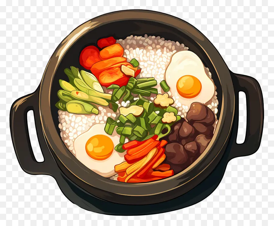 Bibimbap，เกาหลี PNG