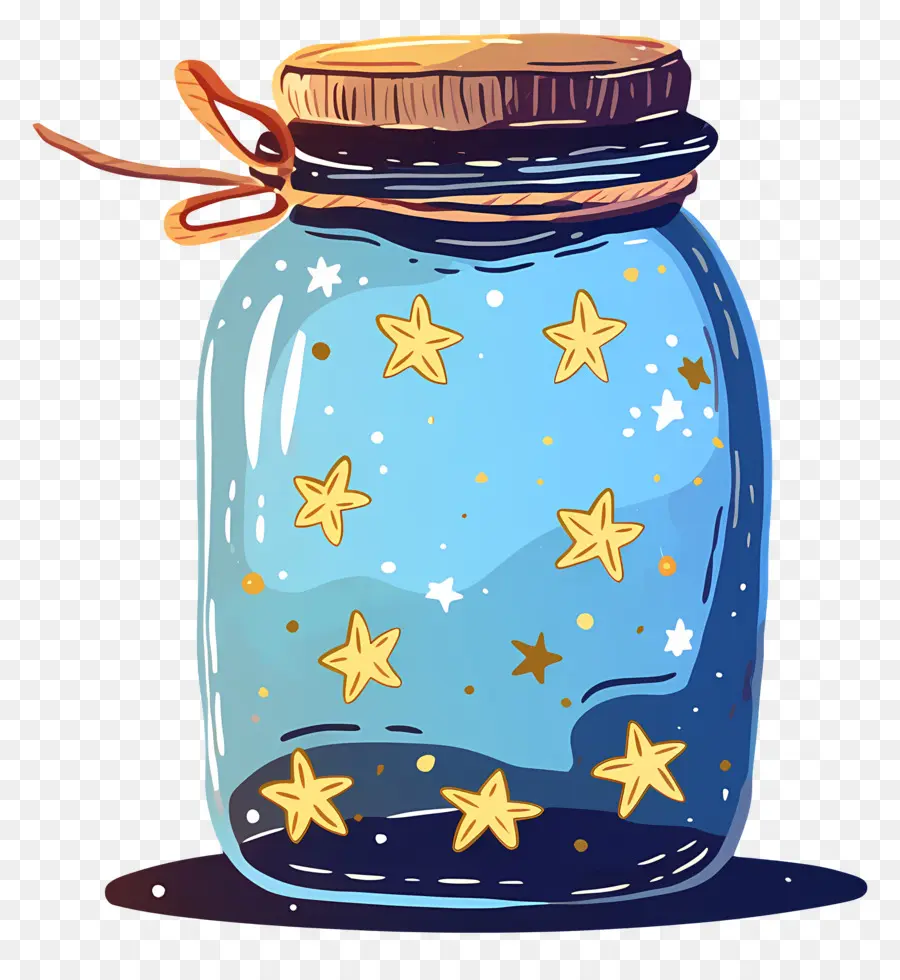 โถก่ออิฐ，Jar Of Stars PNG