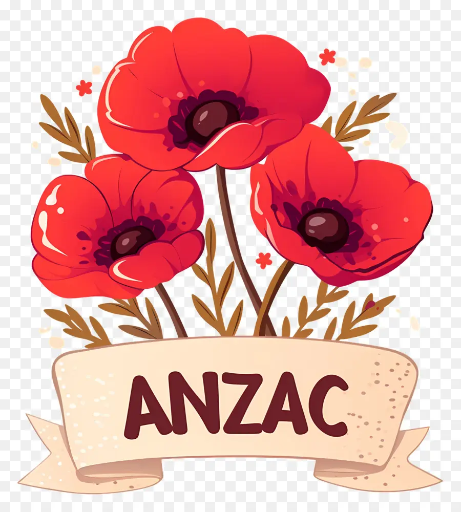 วัน Anzac，การจัดเรียง Anzac Poppy PNG