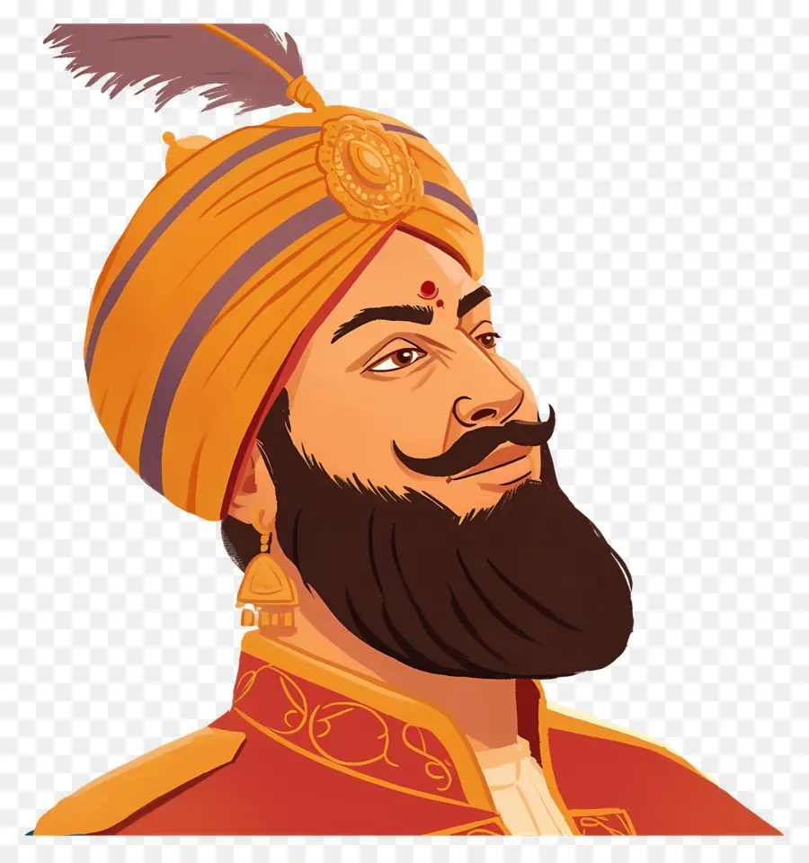 Guru Govind Singh Jayanti，รูปประวัติศาสตร์ PNG