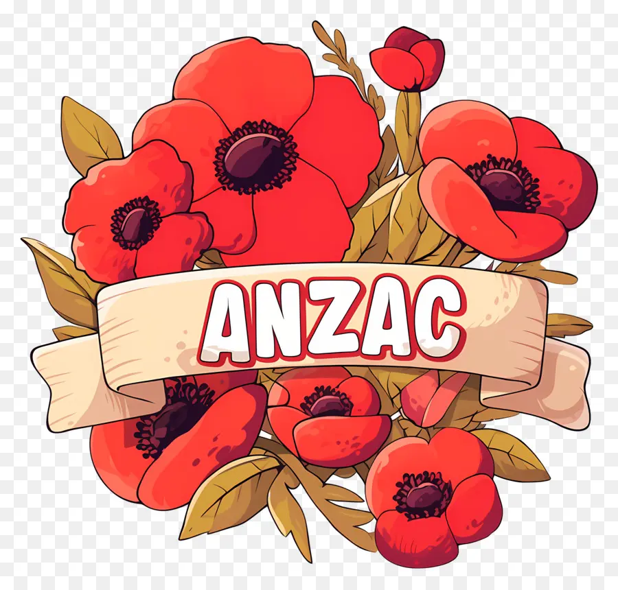 วัน Anzac，การจัดเรียง Anzac Poppy PNG