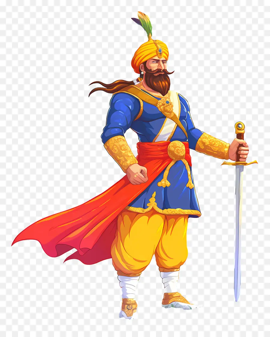 Guru Govind Singh Jayanti，นักรบด้วยดาบ PNG