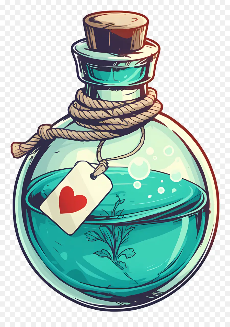 แฝด，Blue Love Potion PNG