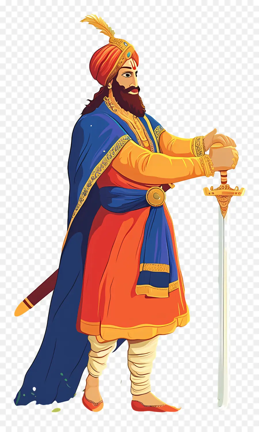 Guru Govind Singh Jayanti，นักรบด้วยดาบ PNG