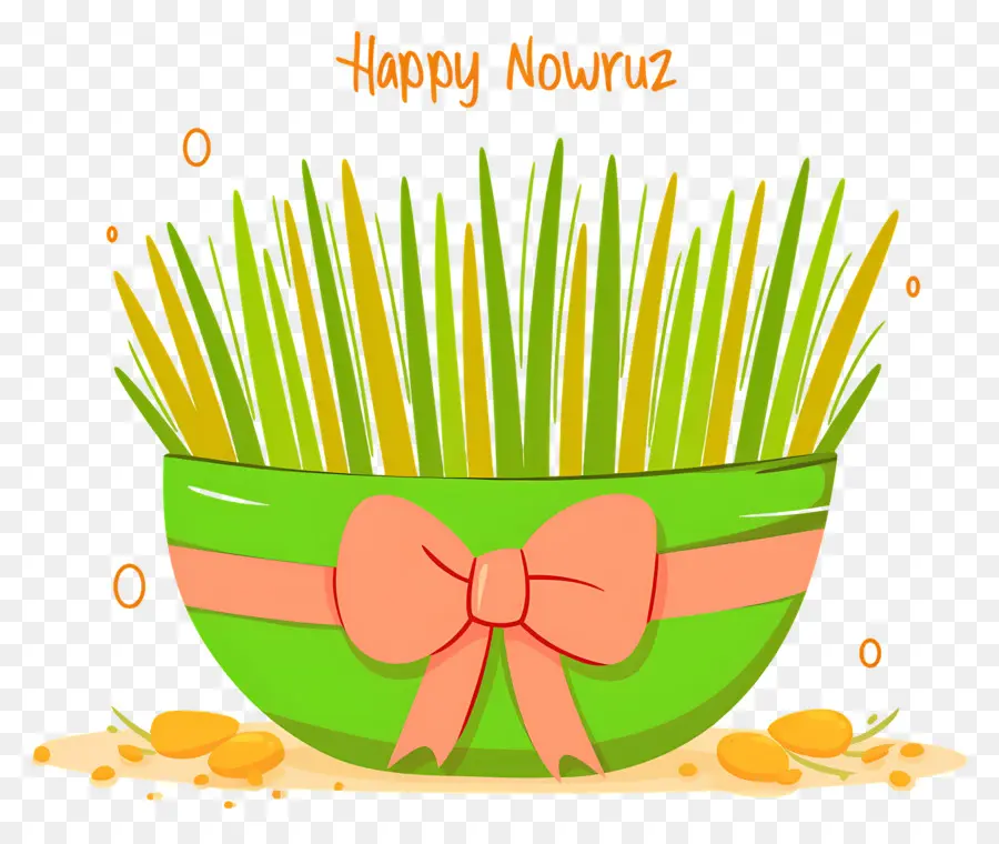 Happy Nowruz，Sabzeh สีเขียว PNG