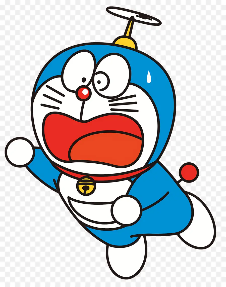 Doraemon，หุ่นยนต์สีน้ำเงิน PNG