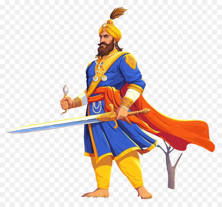 Guru Govind Singh Jayanti，นักรบด้วยดาบ PNG