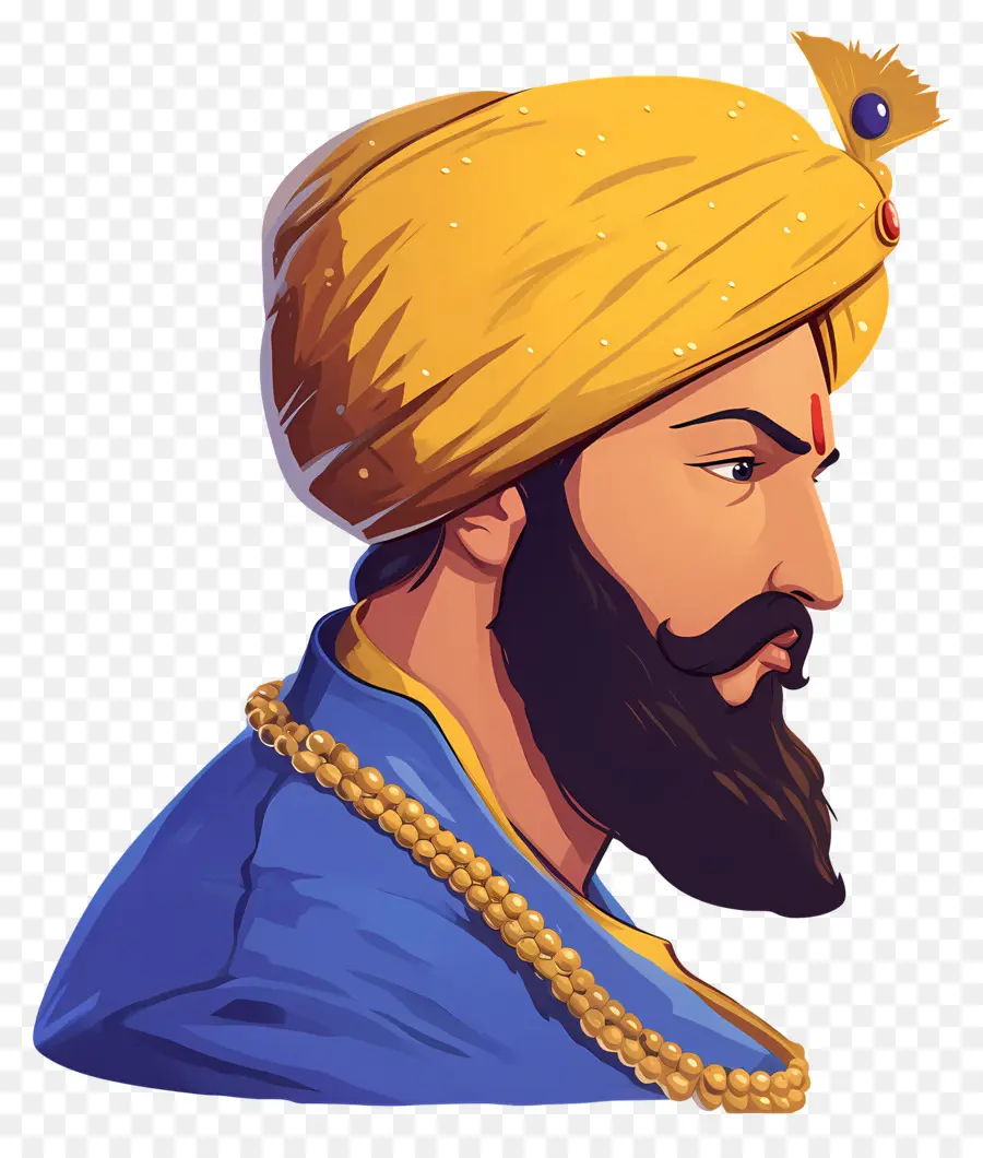 Guru Govind Singh Jayanti，ผู้ชายในผ้าโพกหัว PNG