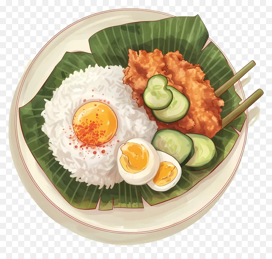 ข้าวอ้วน，ข้าวและไข่ PNG