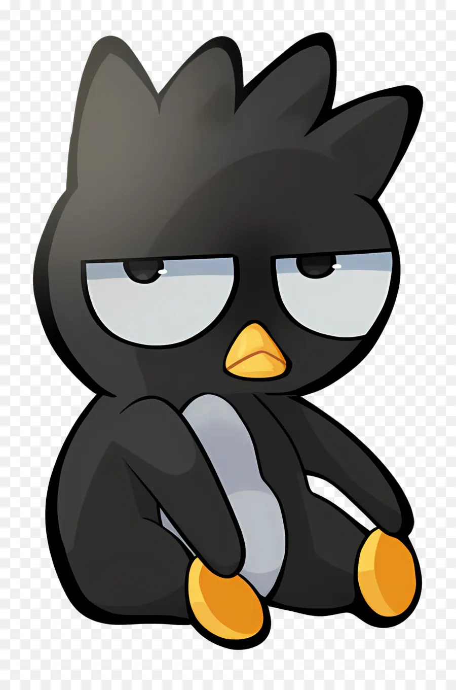 Badtz Maru ไม่ดี，นกเพนกวินสีดำ PNG