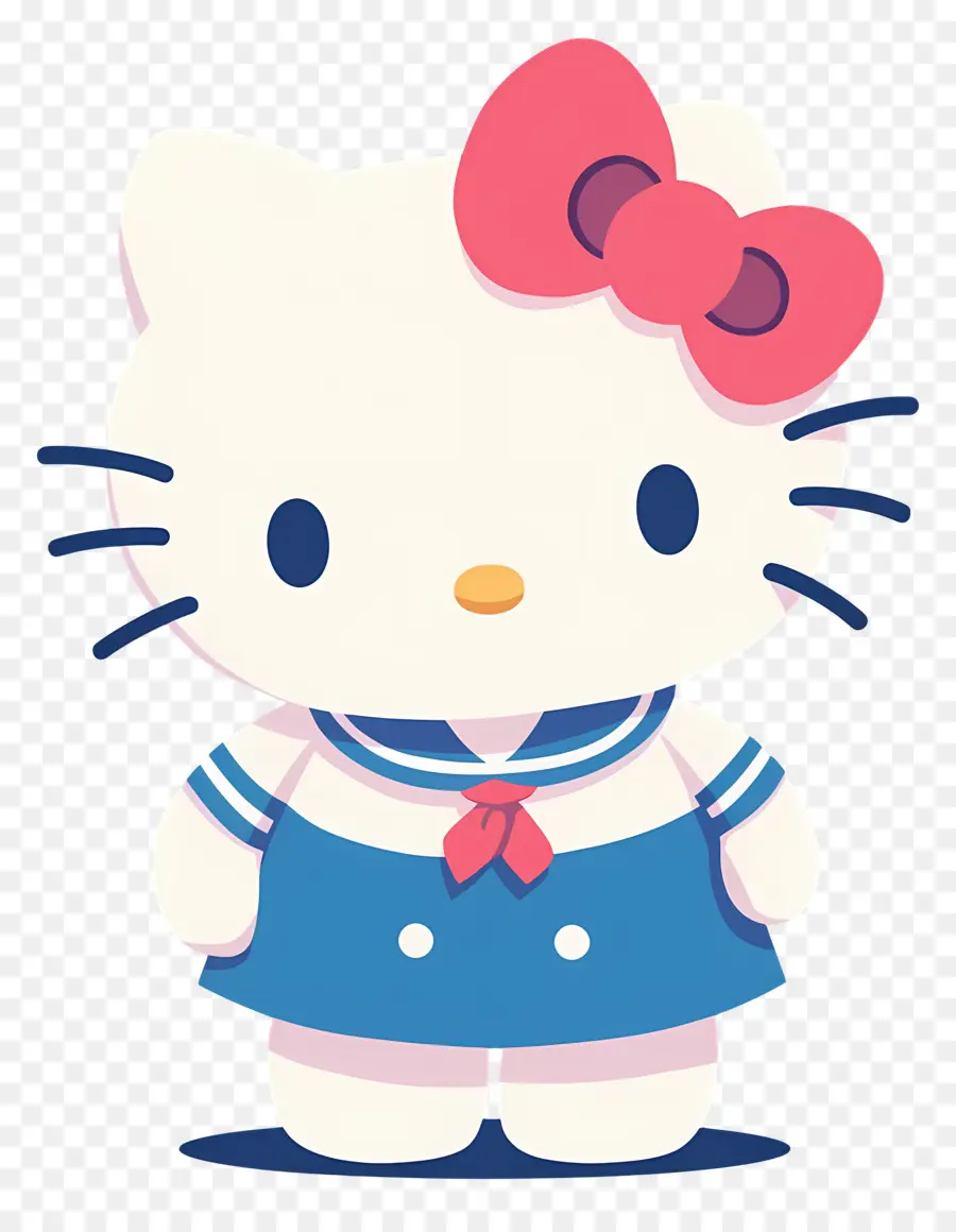 Hello Kitty น่ารัก，ตัวละครน่ารักกับธนู PNG