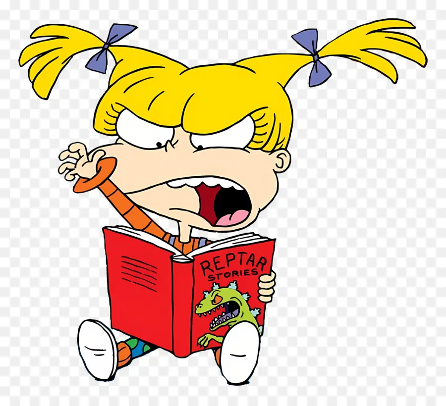 Angelica Pickles，การ์ตูนสาวกับหนังสือ PNG