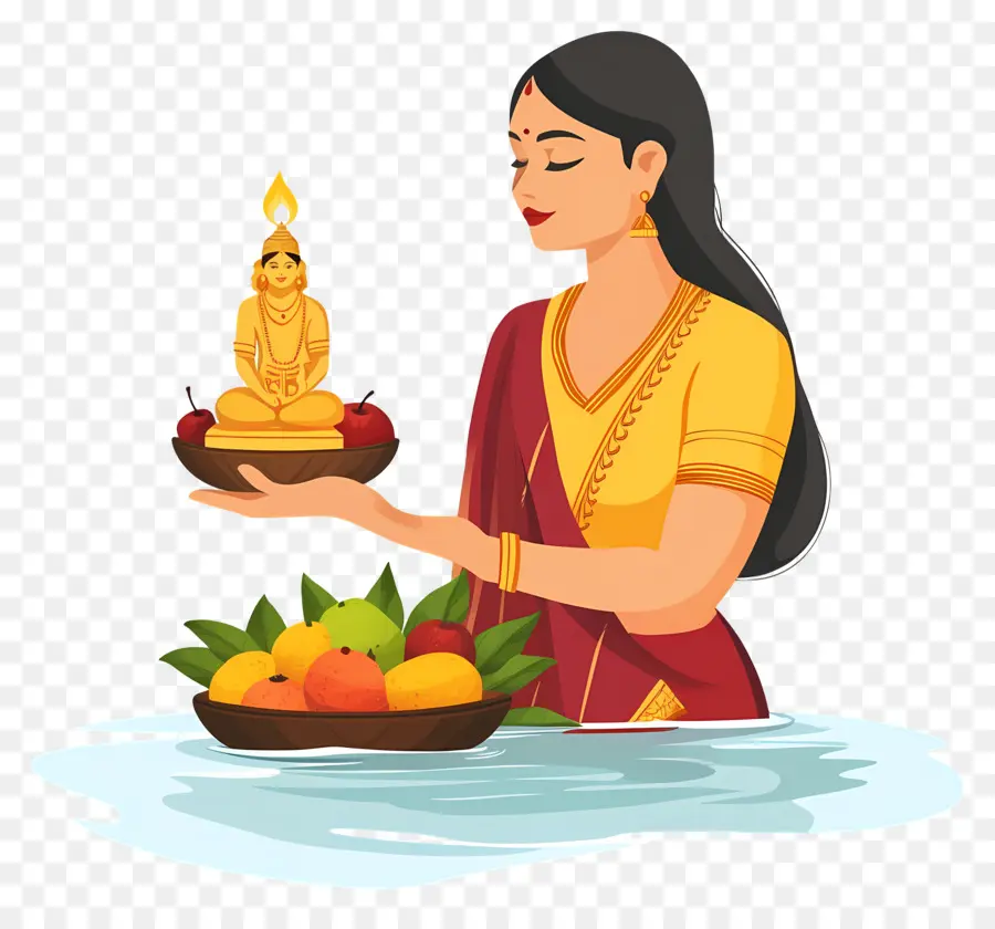 Chhath Puja，หญิงอินเดียน PNG