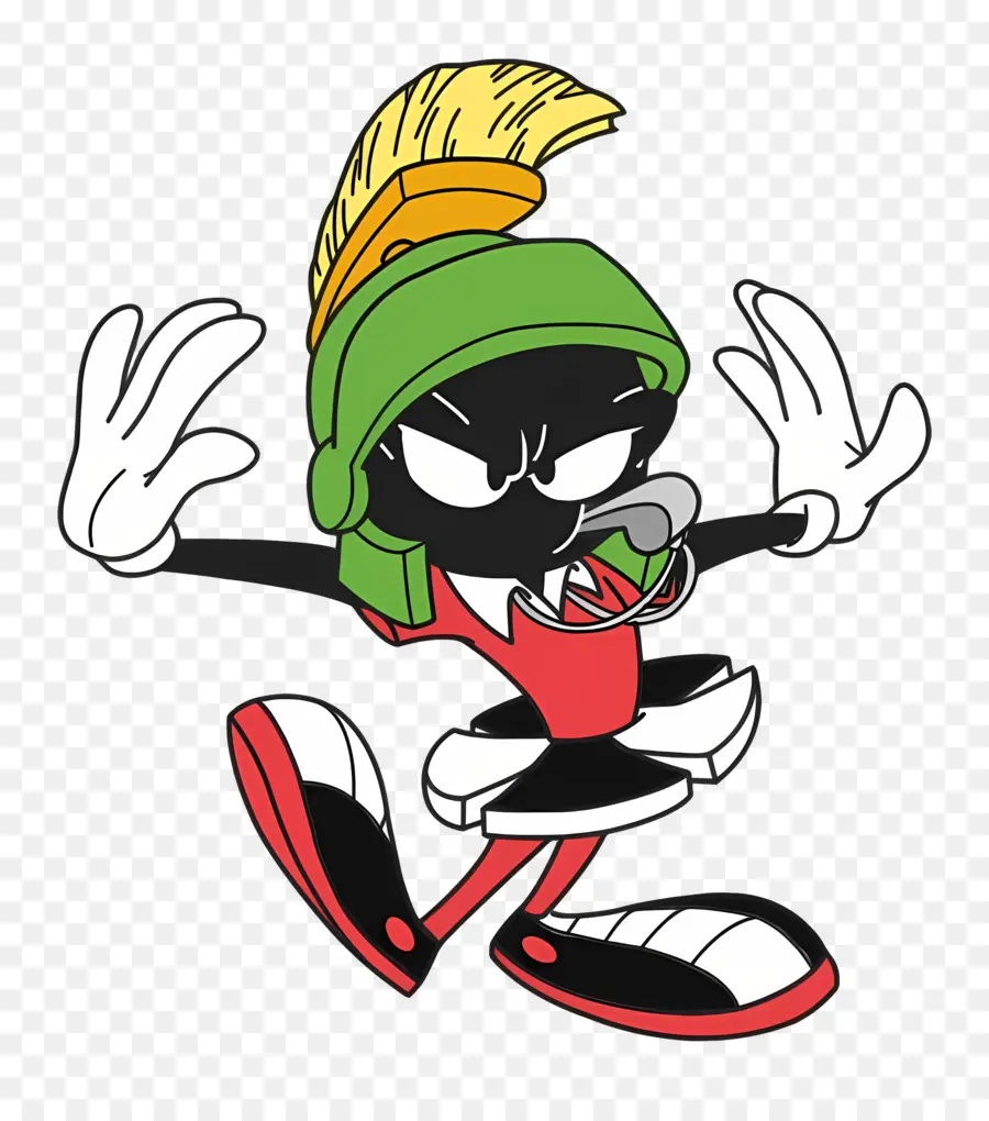 Marvin The Martian，ตัวการ์ตูนในหมวกกันน็อก PNG