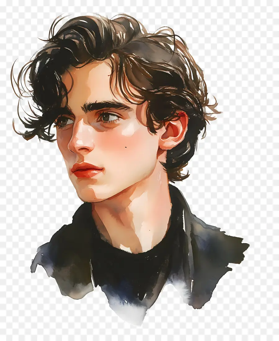 Timothee Chalamet，ภาพศิลปะของชายหนุ่ม PNG