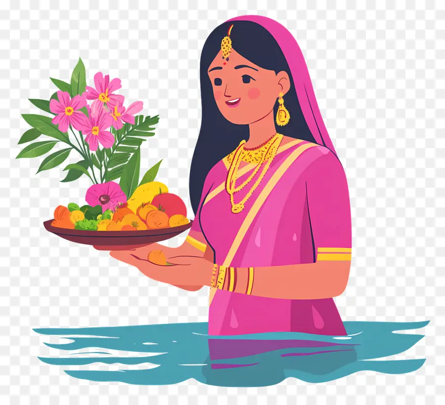 Chhath Puja，ผู้หญิง PNG