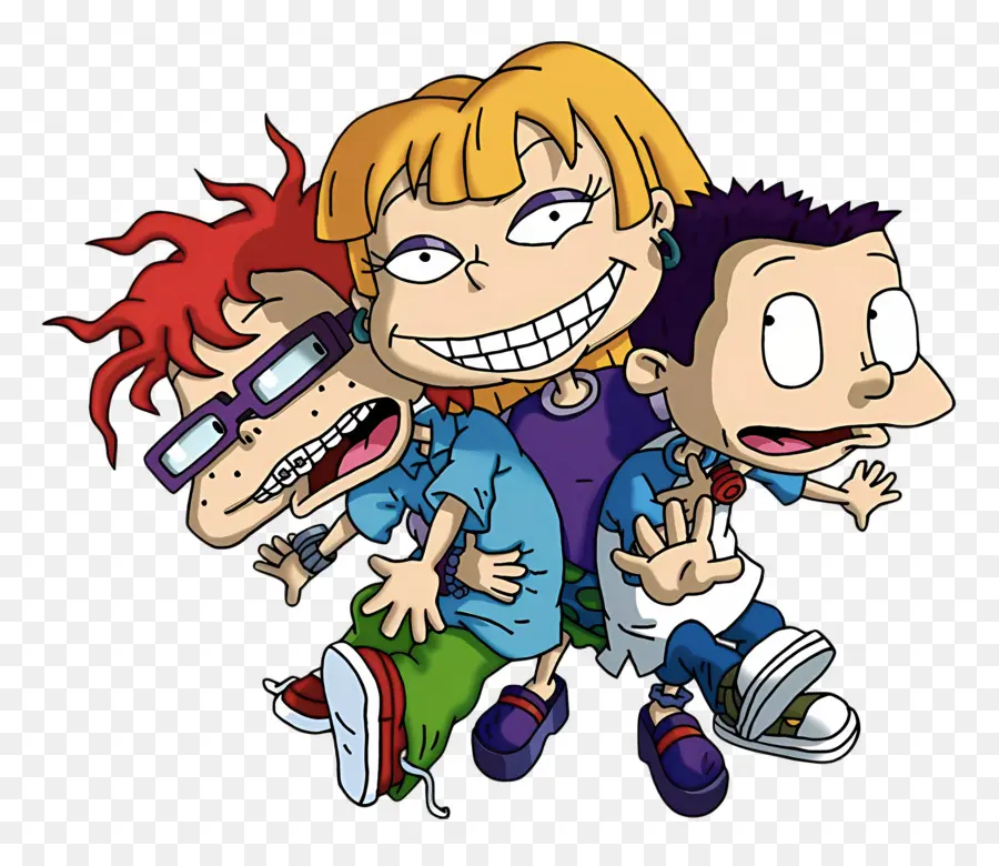 Angelica Pickles，Cartoon Kids Group PNG