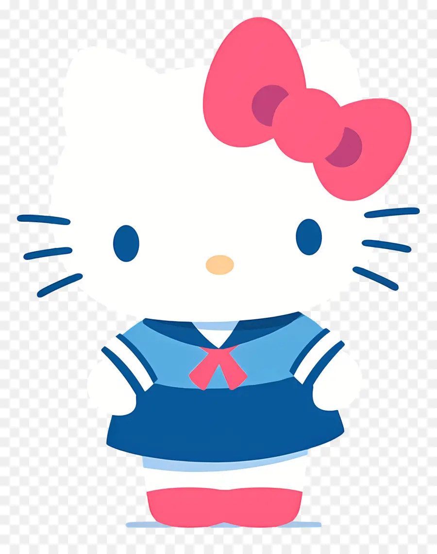 Hello Kitty น่ารัก，ตัวละครน่ารักด้วยธนู PNG