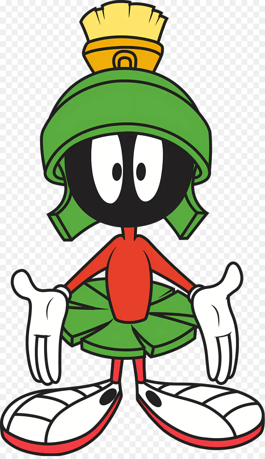 Marvin The Martian，ตัวการ์ตูนยืน PNG