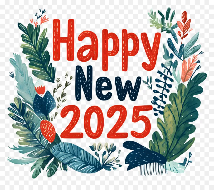 สวัสดีปีใหม่，สวัสดีปีใหม่ 2025 PNG