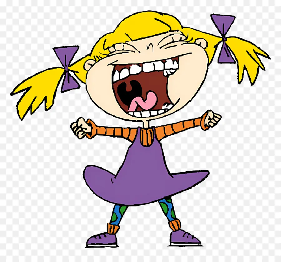 Angelica Pickles，ตัวการ์ตูนตะโกน PNG