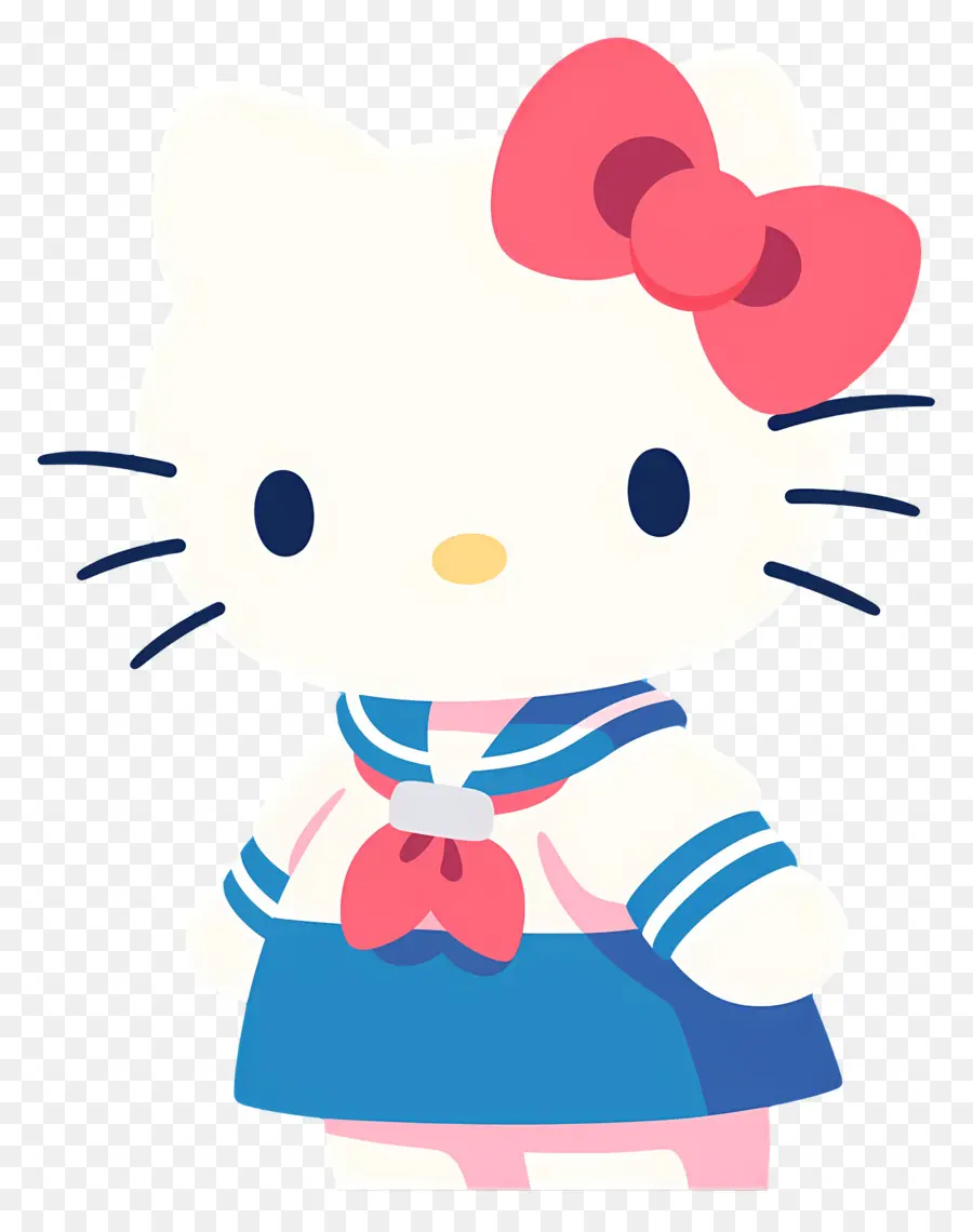 Hello Kitty น่ารัก，ตัวละครน่ารักกับธนู PNG