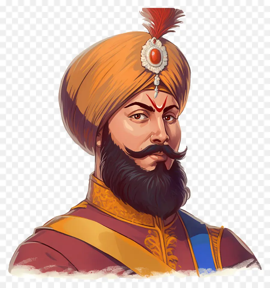 Guru Govind Singh Jayanti，รูปประวัติศาสตร์ PNG