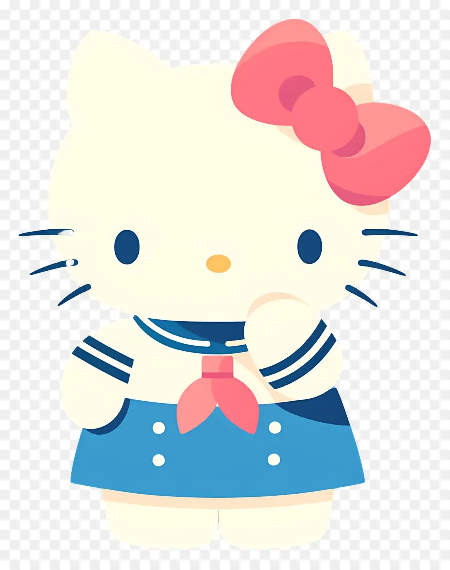 Hello Kitty น่ารัก，ตัวละครน่ารักกับธนู PNG