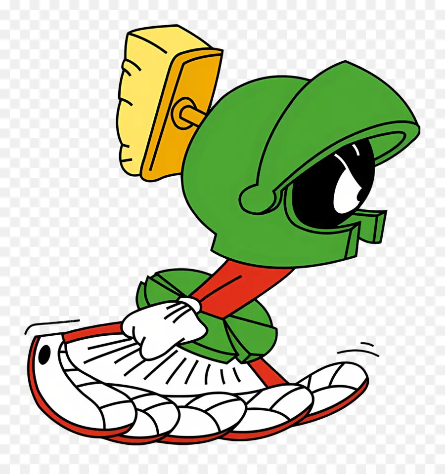 Marvin The Martian，ตัวการ์ตูนวิ่ง PNG