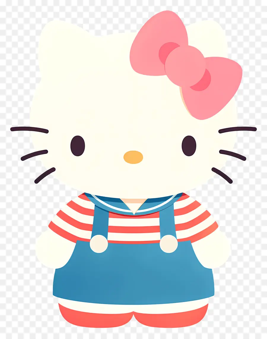 Hello Kitty น่ารัก，ตัวละครน่ารักกับธนู PNG