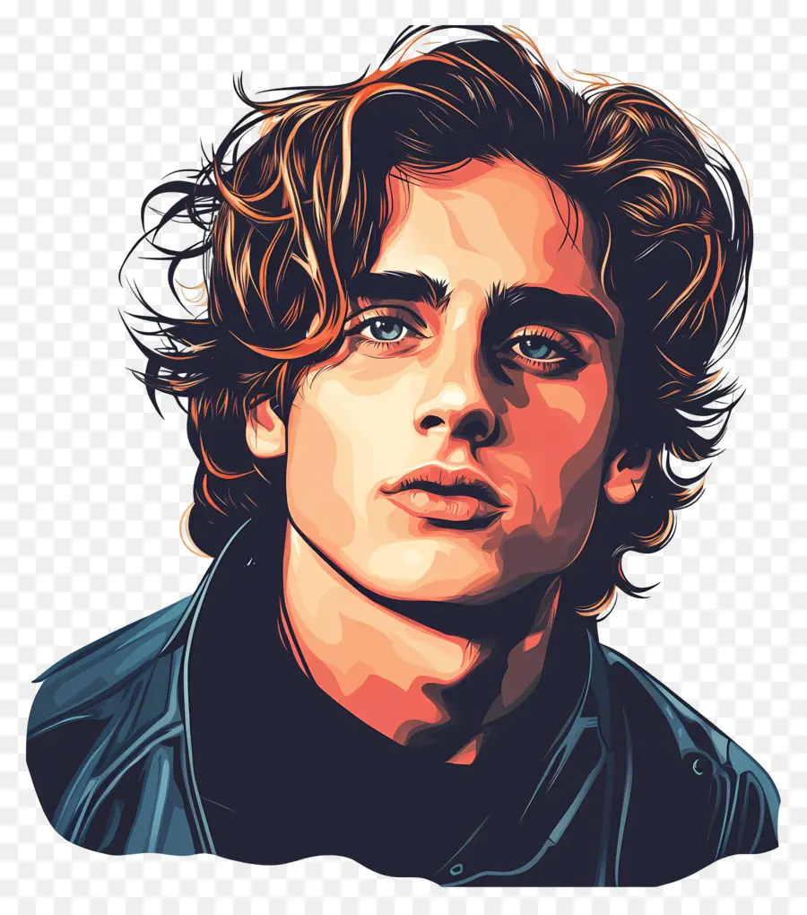 Timothee Chalamet，ภาพสีสันสดใส PNG