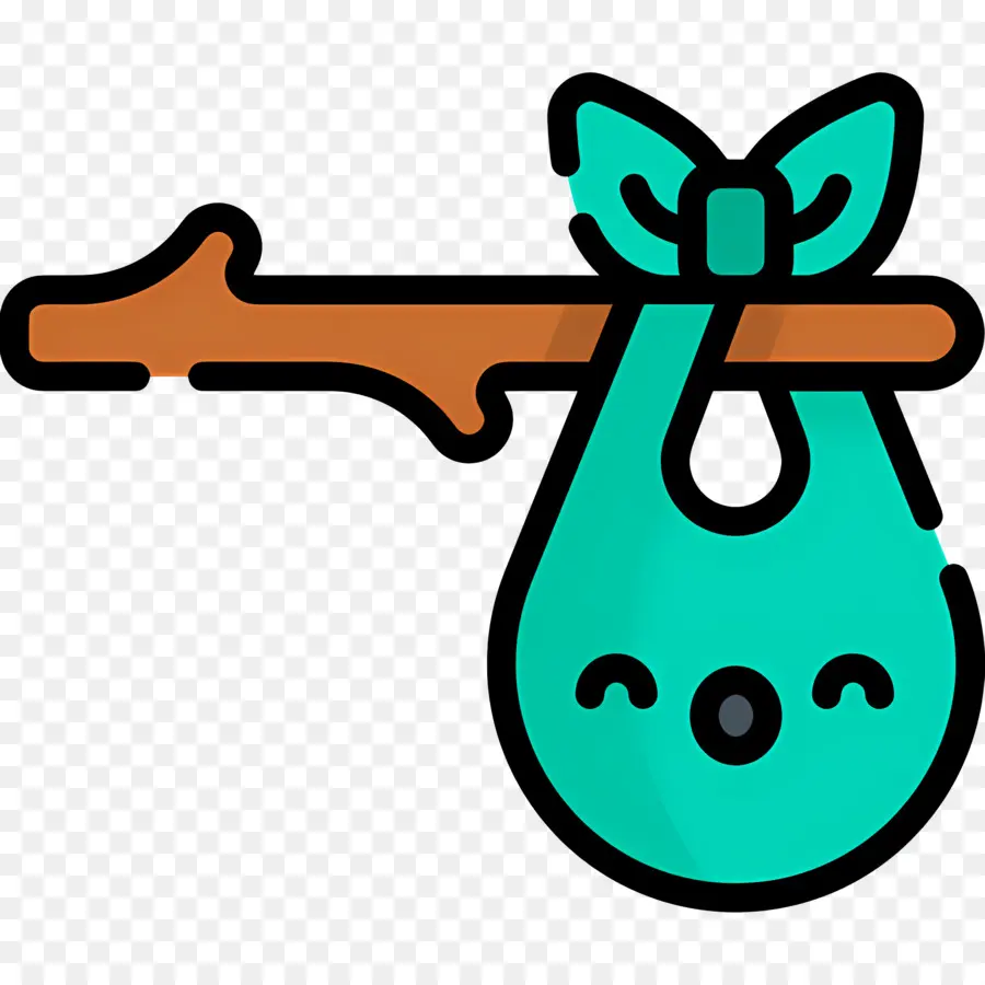 ผู้ลี้ภัย，Bindle On Stick PNG