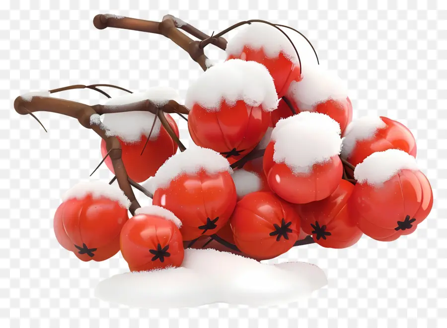 Winterberry，ลูกพลับหิมะ PNG