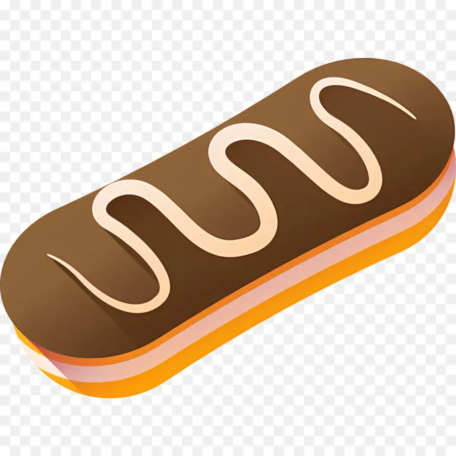 แฟลช，ช็อคโกแลต Eclair PNG