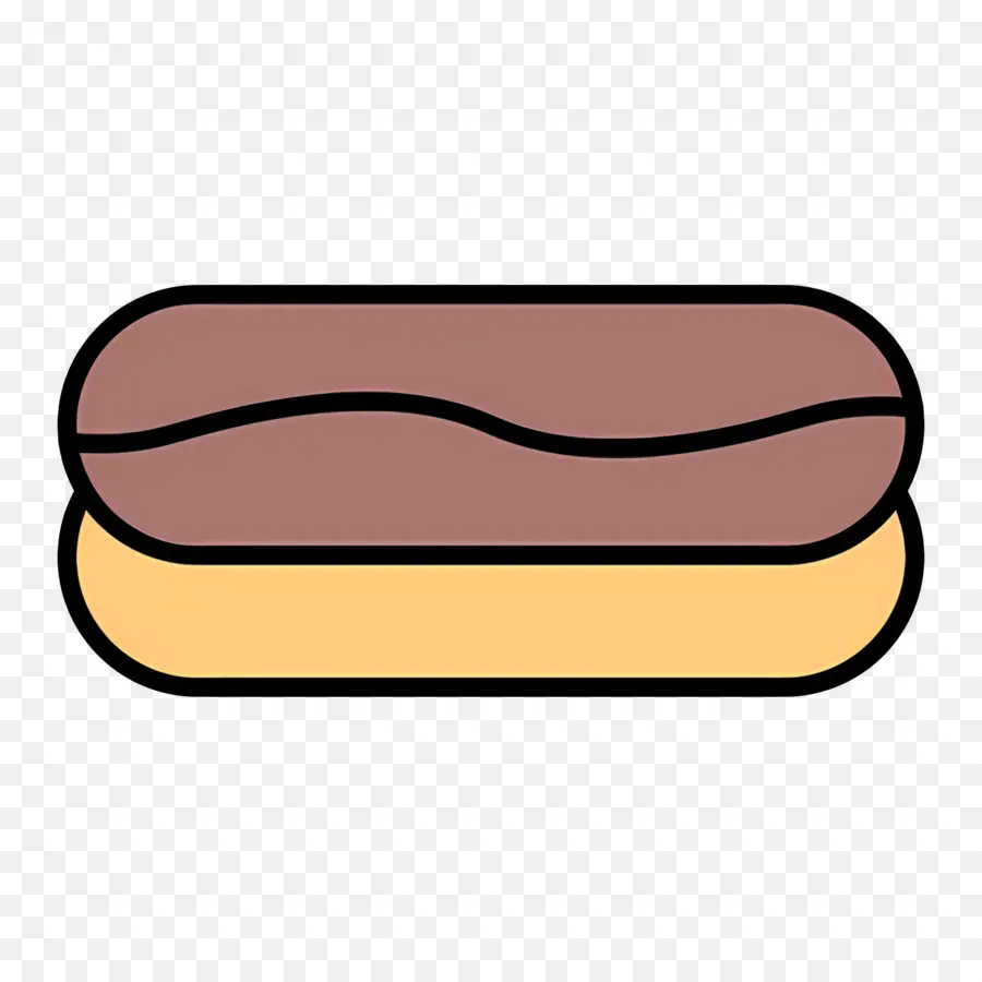 แฟลช，ไอคอนช็อคโกแลต Eclair PNG