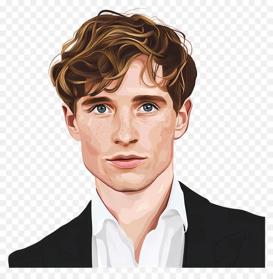 Eddie Redmayne，ภาพประกอบของมนุษย์ในชุดสูท PNG