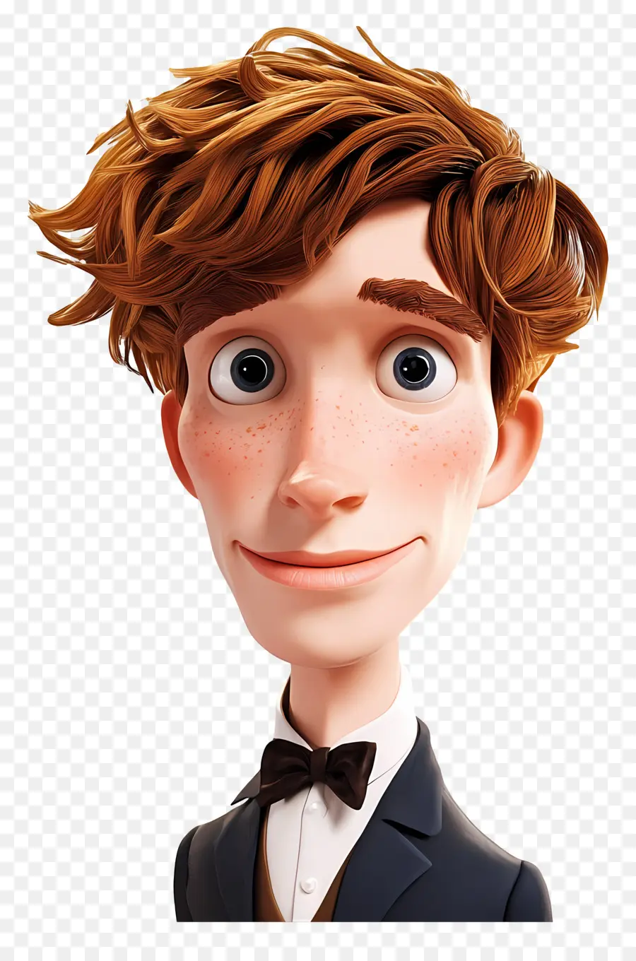 Eddie Redmayne，ตัวละครเคลื่อนไหวที่มีผมยุ่งเหยิง PNG