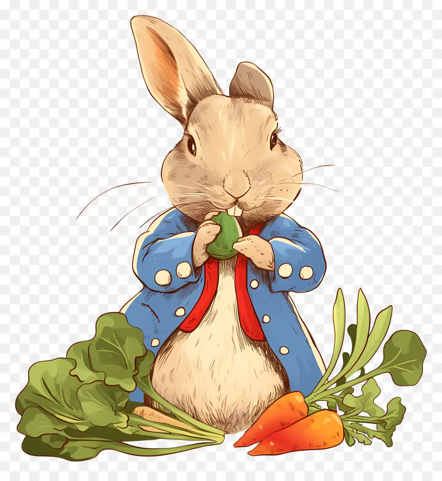 Peter Rabbit，กระต่ายกับแครอท PNG