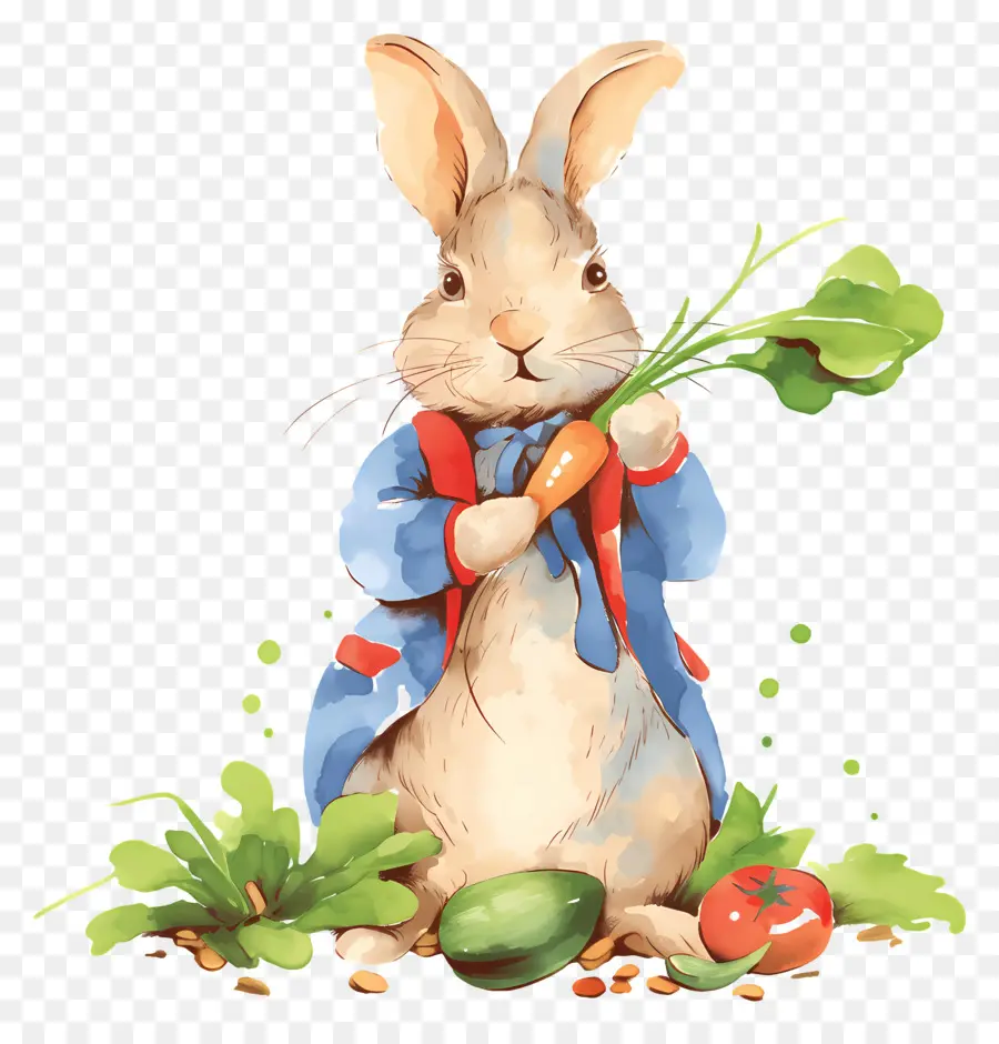 Peter Rabbit，กระต่ายกับแครอท PNG