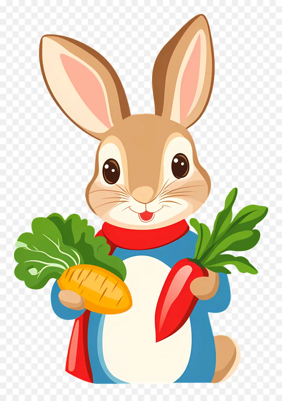 Peter Rabbit，กระต่ายกับผัก PNG