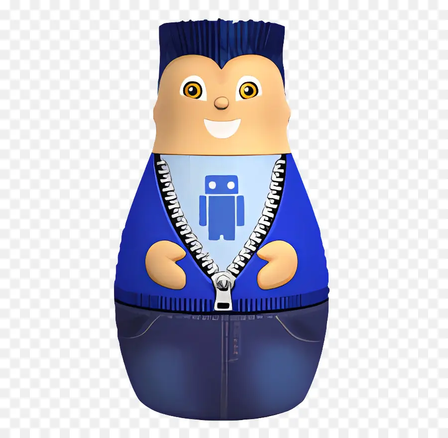 Higglytown Heroes，ตัวการ์ตูนในแจ็คเก็ตสีน้ำเงิน PNG