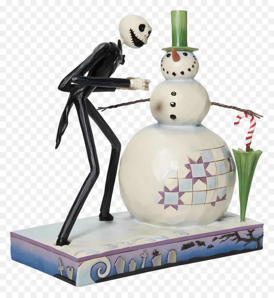 แจ็ค Skellington，โครงกระดูกกับมนุษย์หิมะ PNG