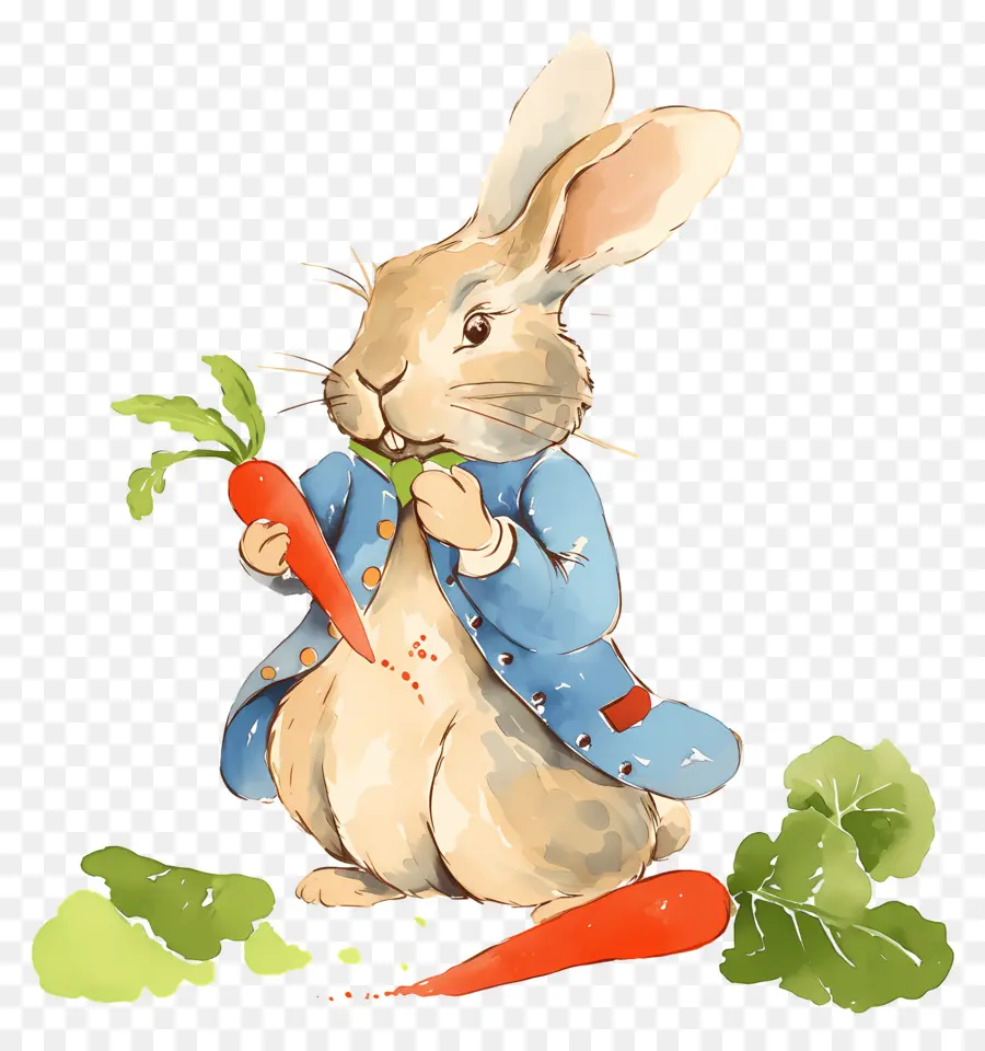 Peter Rabbit，กระต่ายกับแครอท PNG