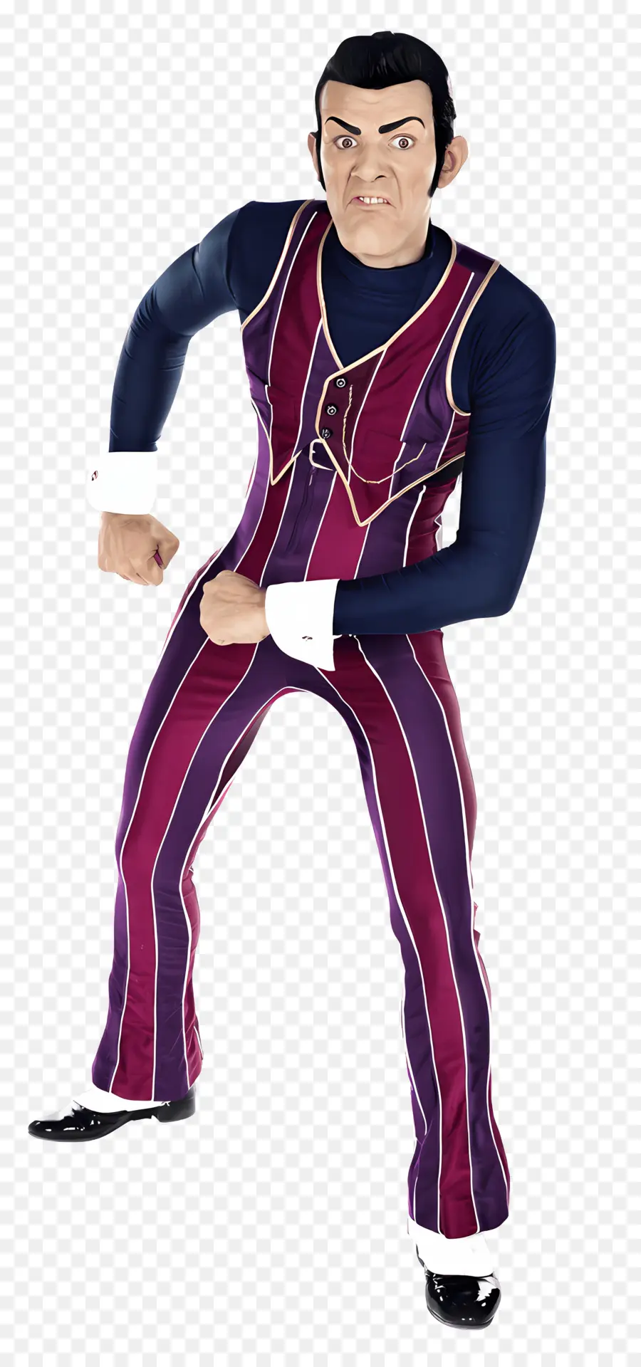 Lazytown，ผู้ชายในชุดสูทลาย PNG