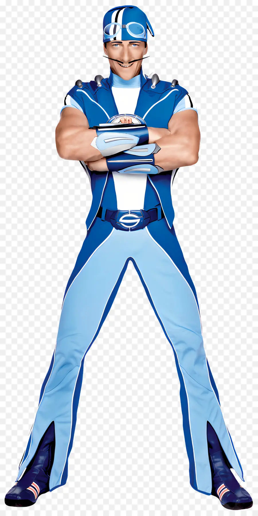 Lazytown，ซูเปอร์ฮีโร่ในสีน้ำเงิน PNG