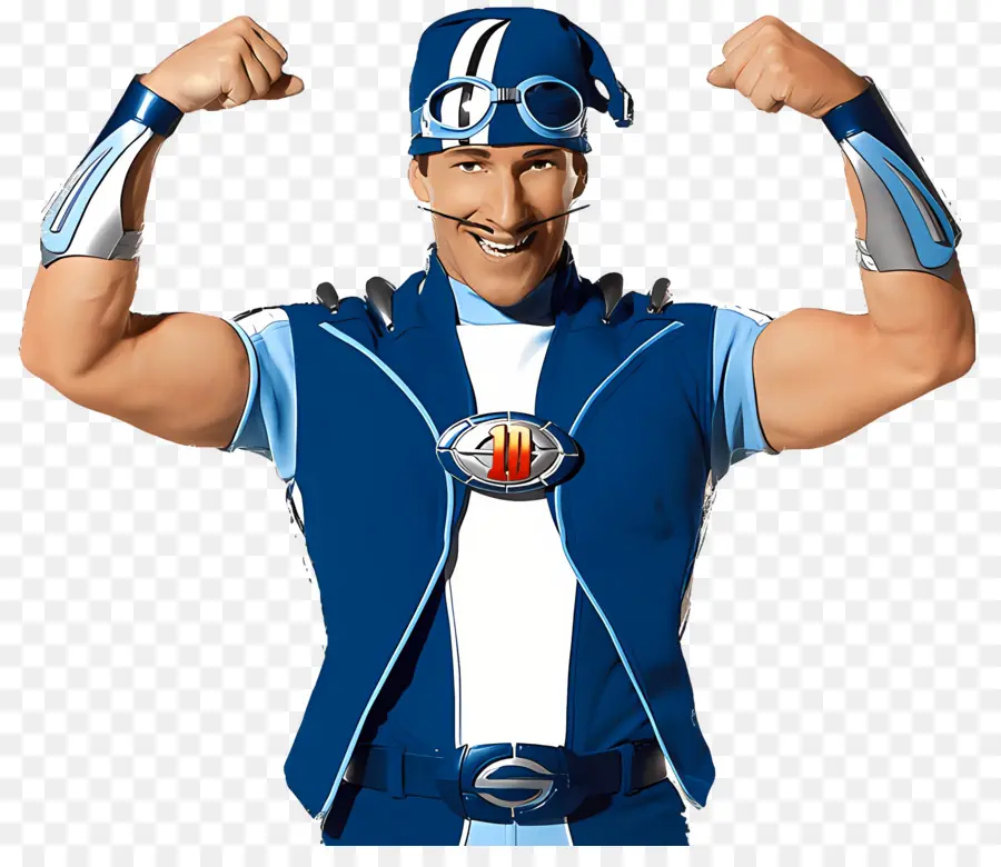 Lazytown，ตัวละครในชุดสูทสีน้ำเงิน PNG