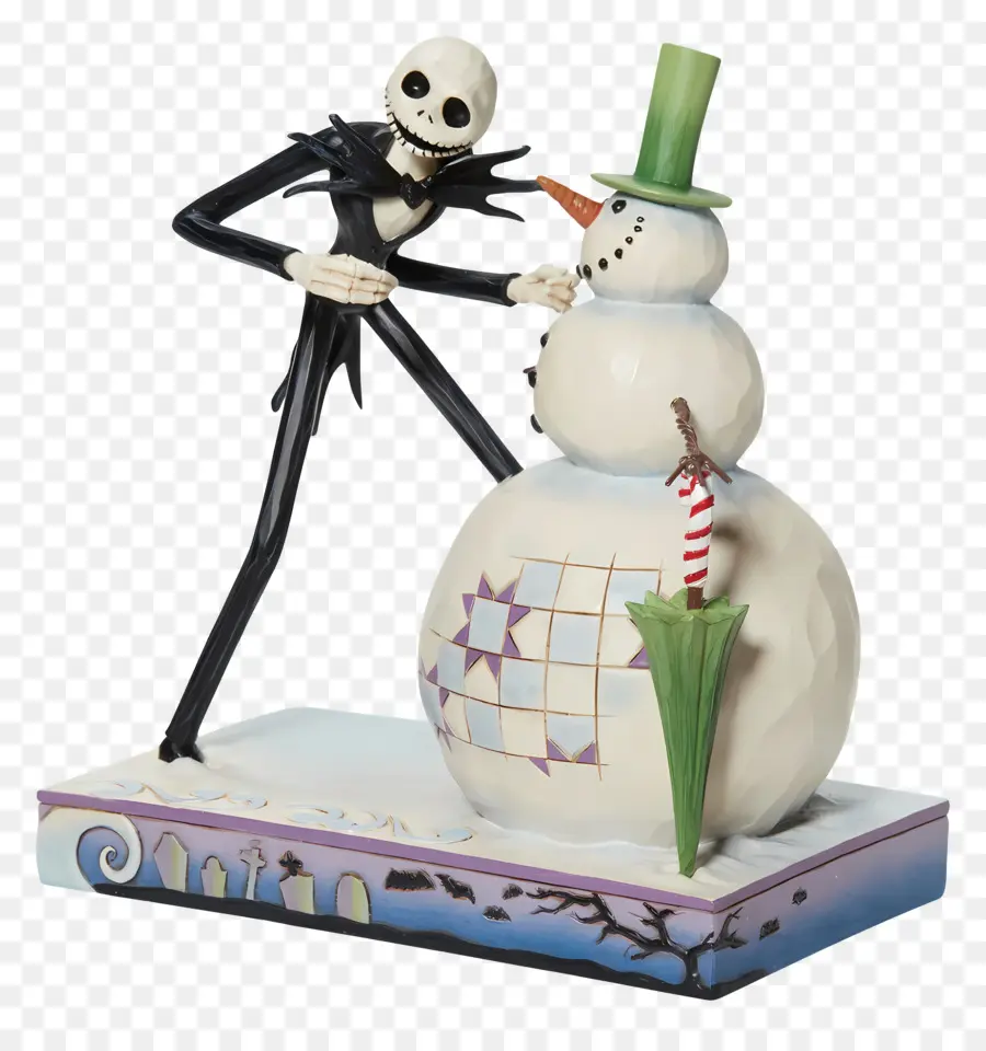 แจ็ค Skellington，โครงกระดูกกับมนุษย์หิมะ PNG